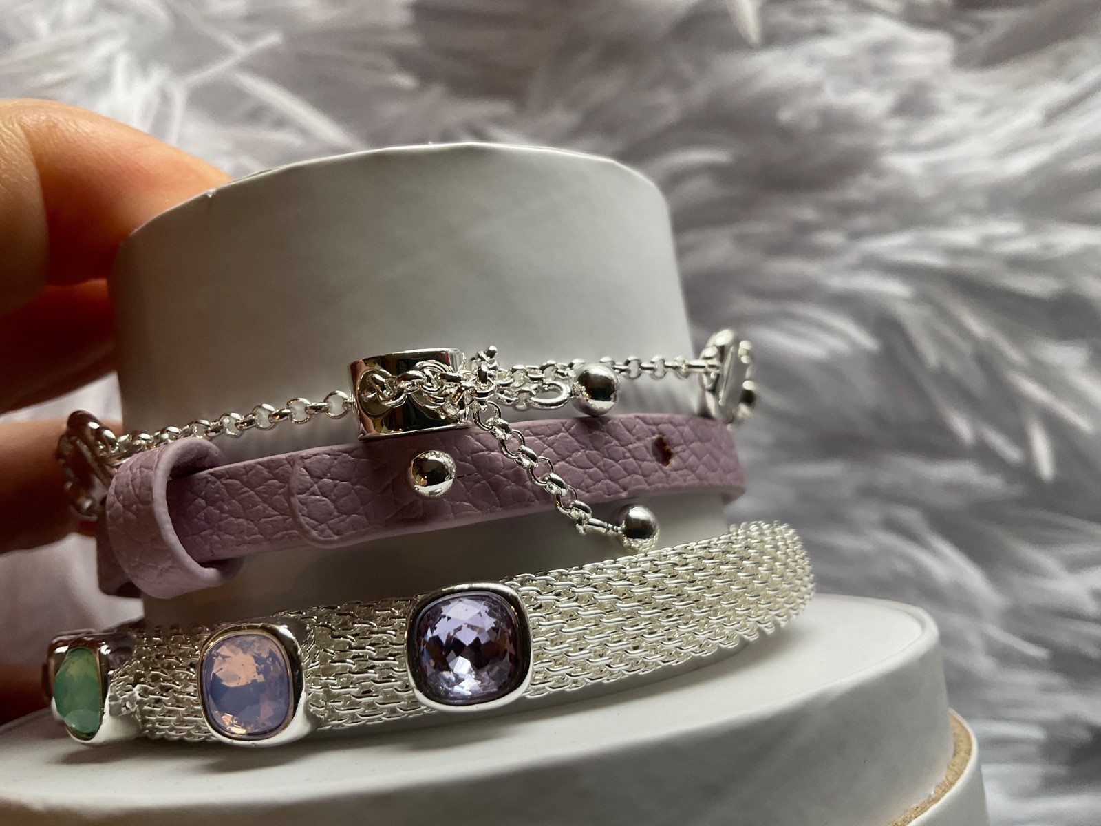 Bomb Party Spring 2026 Stacks “ Sweet Serendipity/The Bow” Silver Plating gallery