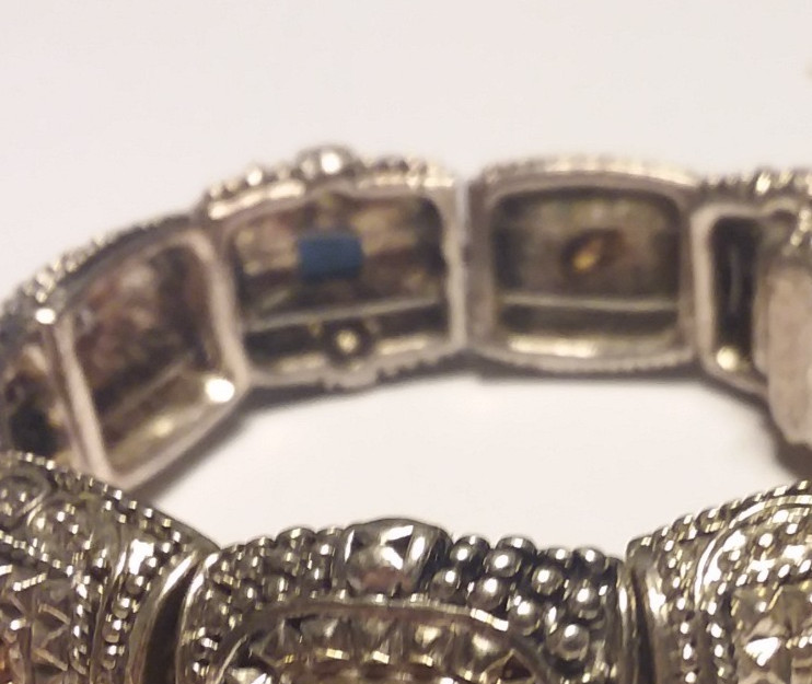 Approx 7.5" Balinese Style Bracelet W/Magnetic Closure 01-01-2026 gallery