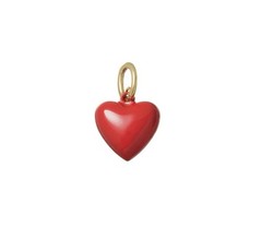 Roxanne Assoulin The Mini Happy Heart Charm Red