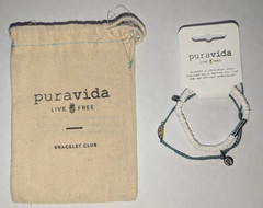 NWT Pura Vida May 2023 Monthly Bracelet Club Set Plus Canvas Bag