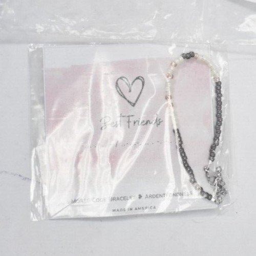 Best Friends Morse Code Bracelet Gift Matching Hidden Message Friendship gallery