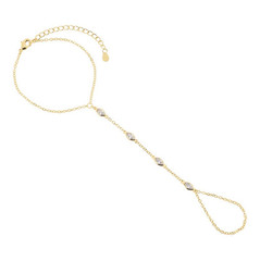 Marquise Cubic Zirconia Hand Chain