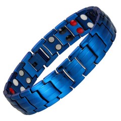 New Blue Magnetic Bracelet men women Balance Energy Power Arthritis Pain relief