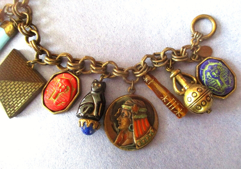 VINTAGE 2004 "GOLDEN AGE OF PHARAOHS" BRACELET BY SWEET ROMANCE - LOS ANGELES gallery