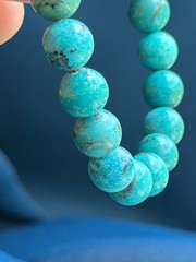 Chrysocolla Bead Bracelet Natural Crystal Gemstone 9mm
