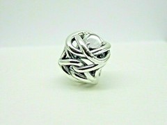 Authentic Pandora #790064C01 Clear Eternity Circle Charm – April