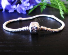 1PC 8.3in 21cm European Style Bracelet Chain For Large Hole European Charm Beads