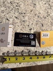 Sterling Silver GRA Moissanite Bracelet