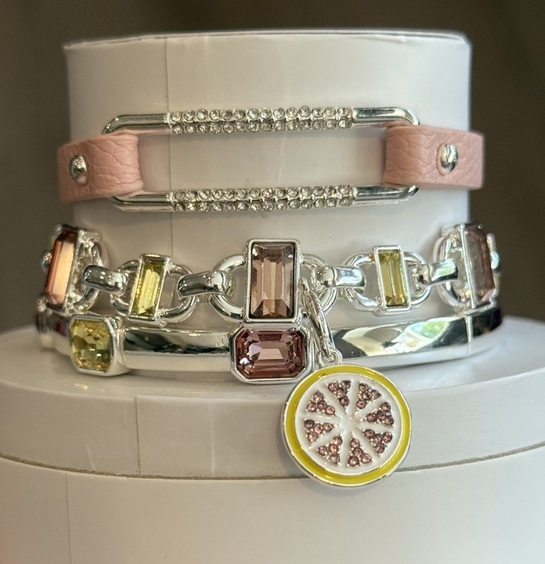 Bomb Party BP Spring Stacks 2026-Sugared Citrus ST32160-Silver Plating-Lemon gallery