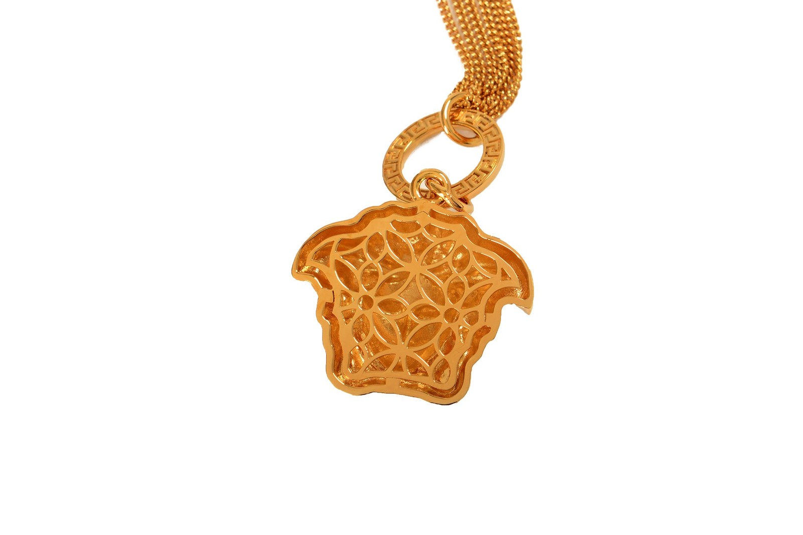 Versace Gold Color Medusa Head Charm Bracelet gallery