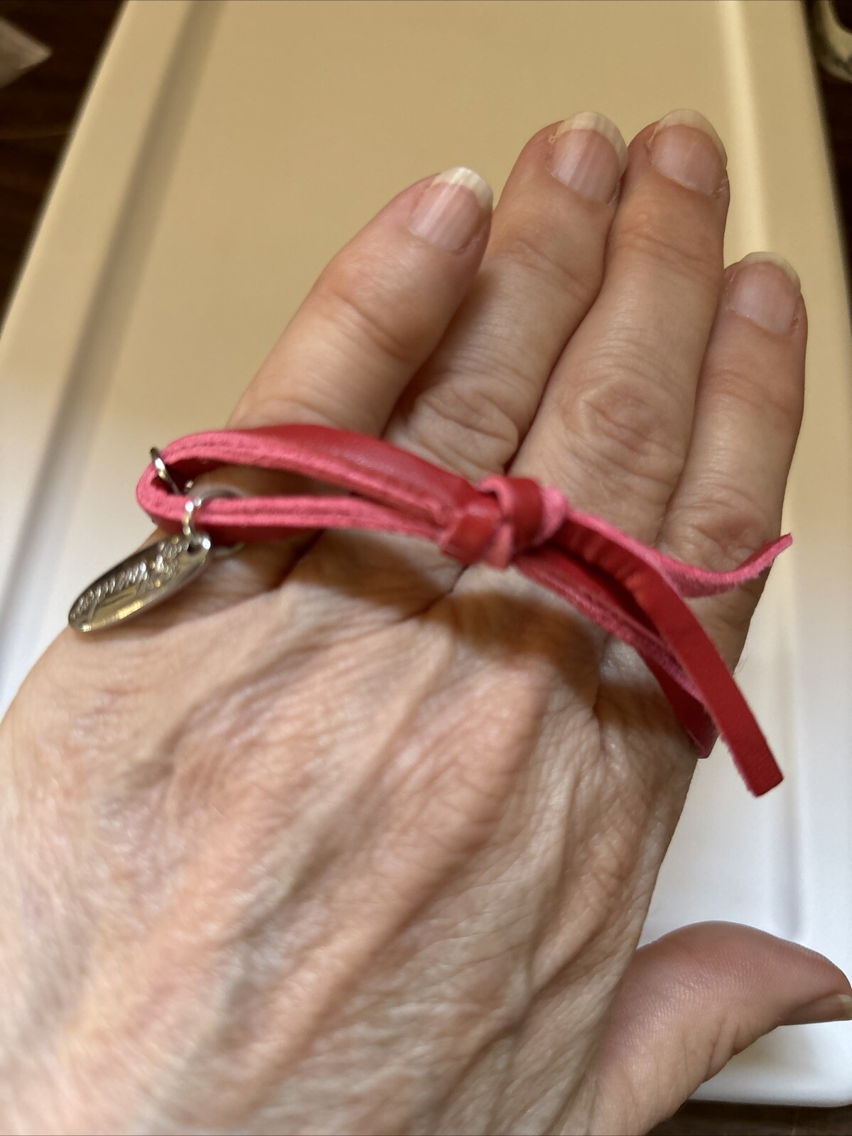 Plunder Jewelry Bracelet BETTER TOGETHER Red Leather Wrap Adjustable Bracelet gallery