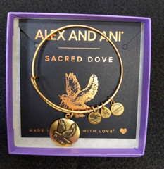 Alex And Ani Sacred Dove Bangle Bracelet Peace Coppure Eco-Conscious
