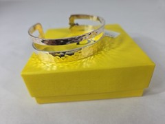 NWT Aureus + Argent for Banana Republic Heirloom Hammered Silver Bangle Bracelet