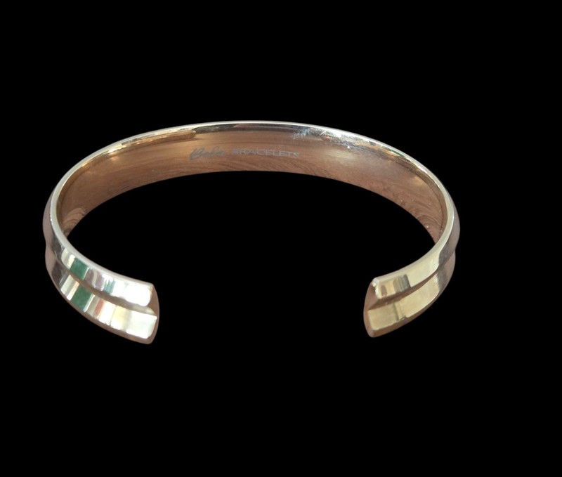 Bela Bracelets Rose Gold Tone Bracelet Bangle Cuff Signed gallery