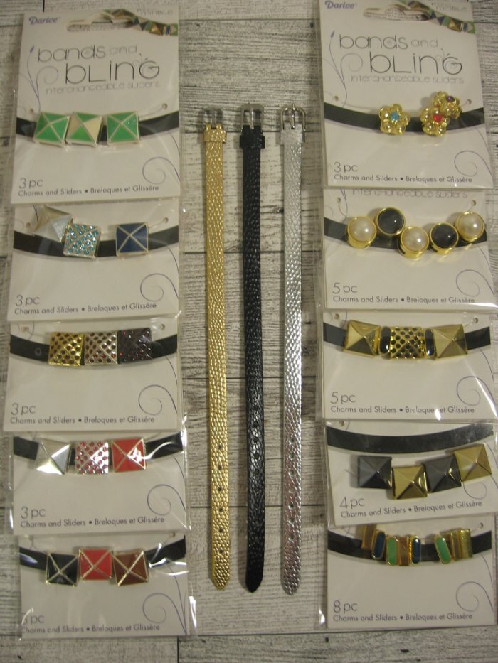NEW Slider Beads Charms & Bracelet Jewelry Lot Enamel Rhinestones 43 Pc. gallery