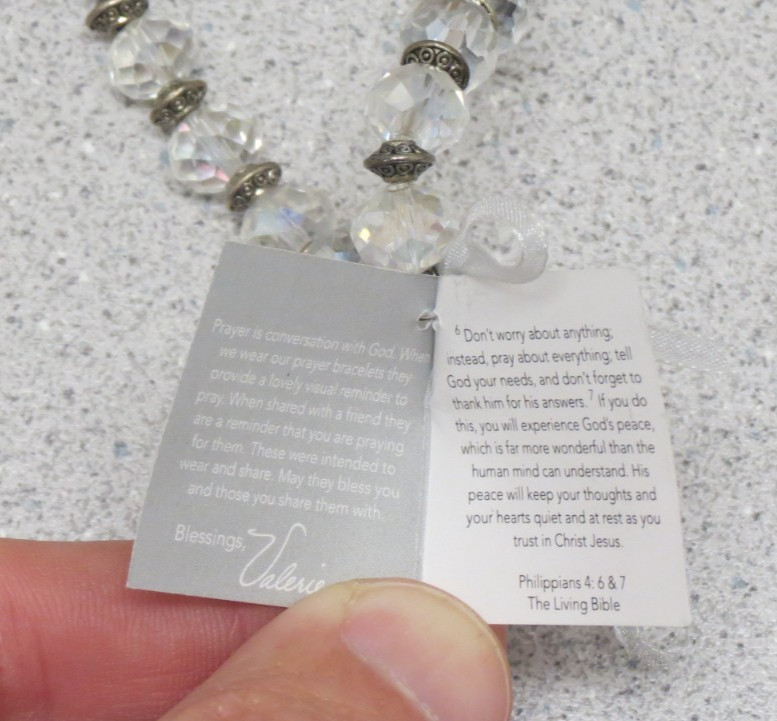 Alexa's Angels Prayer Box Stretch Bracelet by Valerie Parr Hill - NEW - NWT gallery