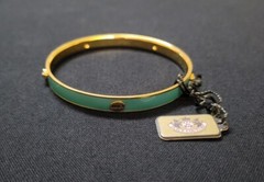 Juicy Couture Crystal Enamel Bangle Bracelet