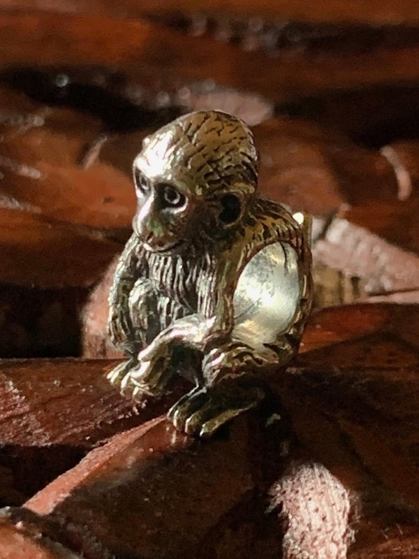 Redbalifrog MAGIC MONKEY Silver Bead gallery