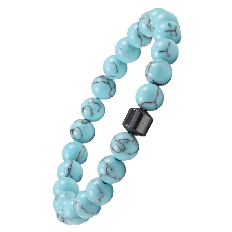 Colorful Beaded Stretch Bracelet Fashion Wristband Men Women Gift gallery