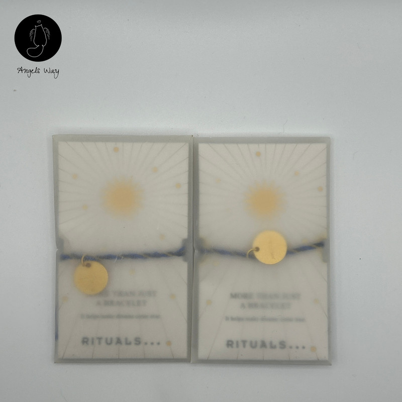 Rituals Tiny Miracles Wish Bracelet Set Blue Cord Gift Duo New Sealed gallery