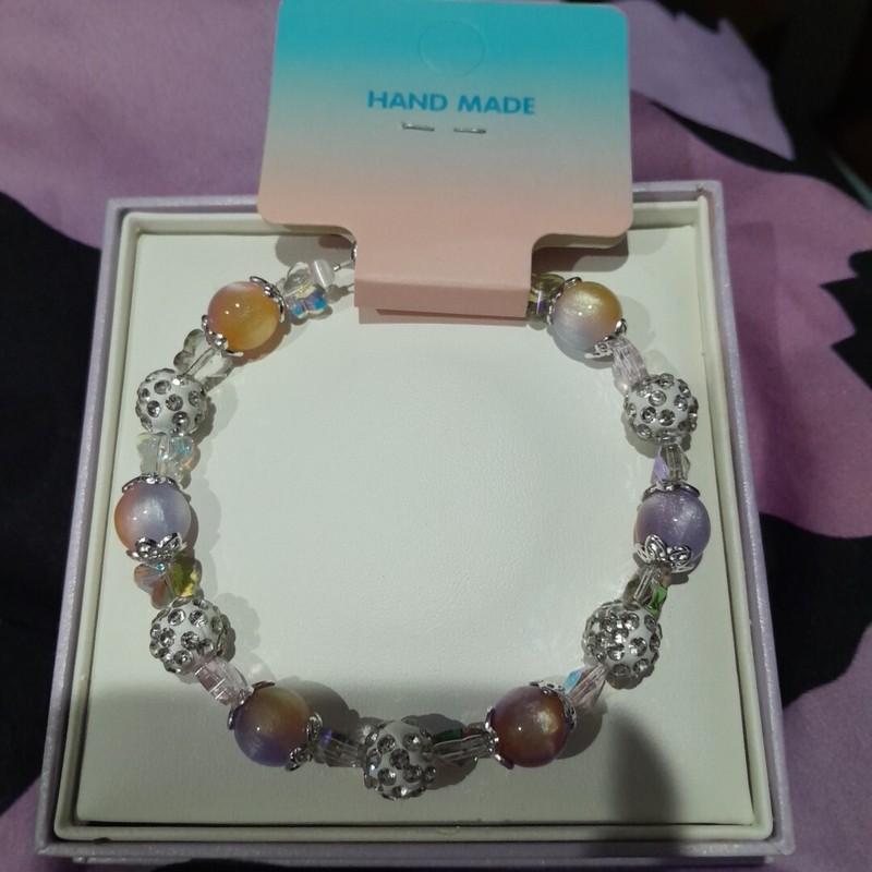 Shamballa Handrafted Swarzkoff Rhinestone Bracelets Asst gallery