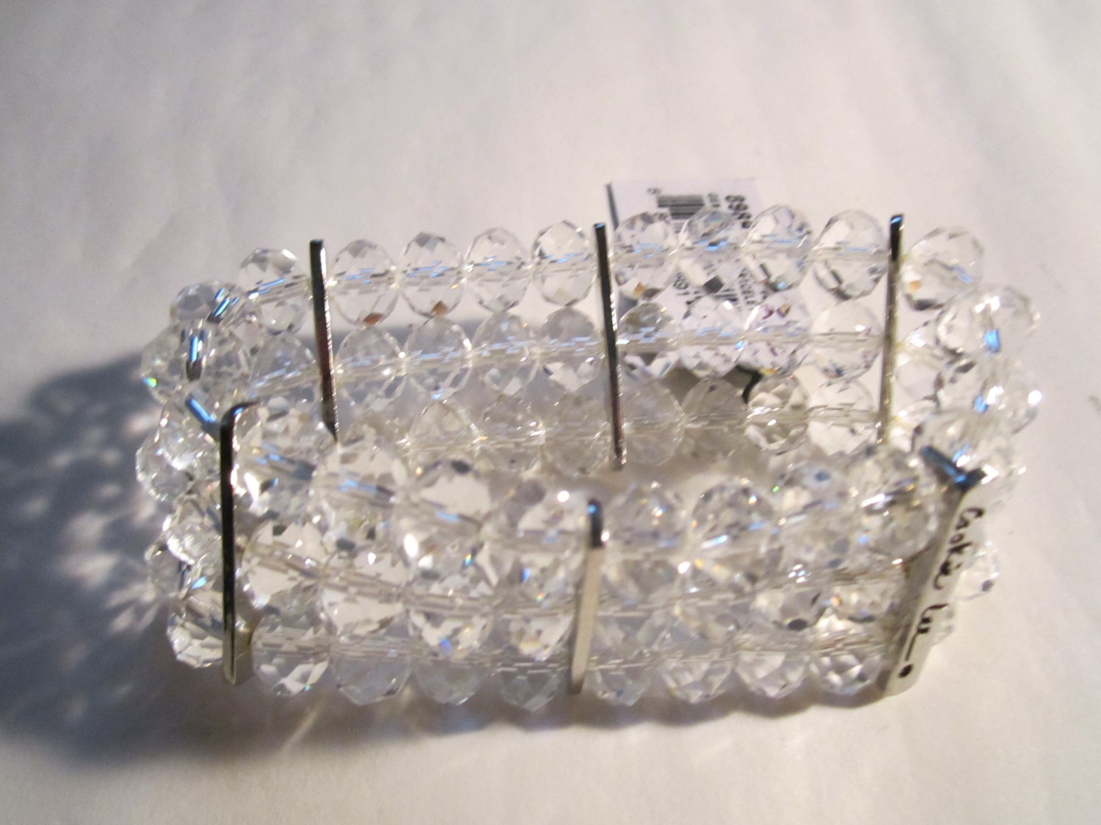 COOKIE LEE GENUINE CRYSTAL BRACELET -FITS UP TO 7 1/2" WRIST HEAVY - OFC-D5 gallery