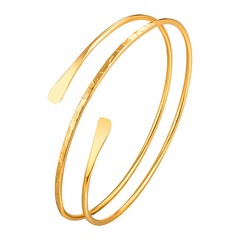 Upper Arm Cuff Bracelet for Women Gold Plated Armband Party Armlets Jewelry