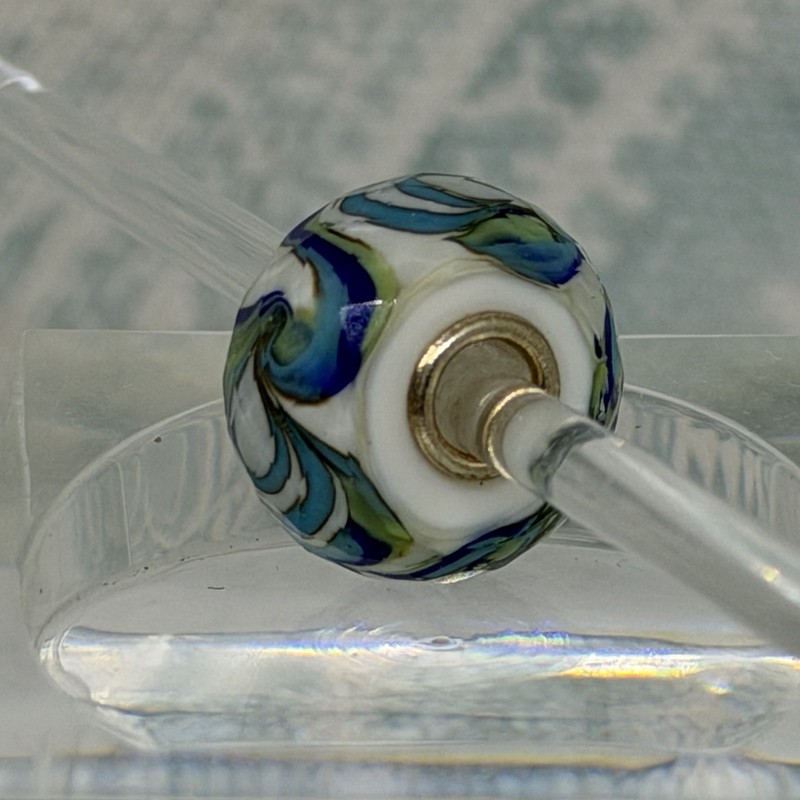 Authentic Trollbeads Ocean Oysters TGLBE-30130, New LE People's Uniques 2023 gallery