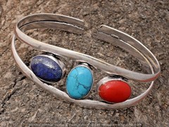 Multistone Gemstone Bangles 100pcs Wholesale Lots 925 Silver Plated Jewelry