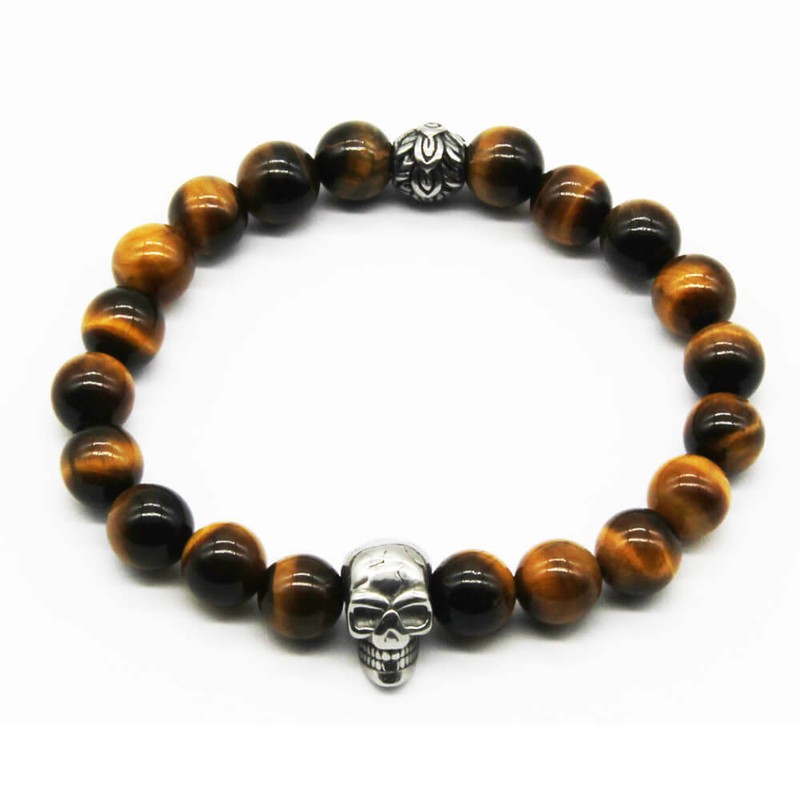 Tiger Eye Bracelet Strength Good Luck Wealth Gemstone Bracelet Men Women NEW gallery