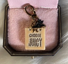 2007 JUICY COUTURE “YORKIE IN SHOPPING BAG” CHARM #YJRU2616