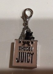 Retired Juicy Couture 2007 Yorkie In a Shopping Bag Charm Love G&P Choose Juicy