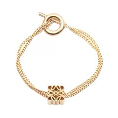LOEWE Anagram Bracelet J821240X088130 Gold Plated NEW Women