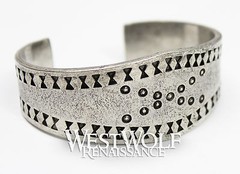 Large Viking Cuff Bracelet – Norse/Medieval/Norway/Celtic/Silver/Handmade/Bangle