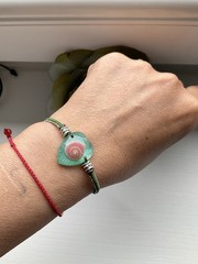 Handmade Real shell woven macrame Women’s Boho Bracelet 15.5cm – 16.5cm