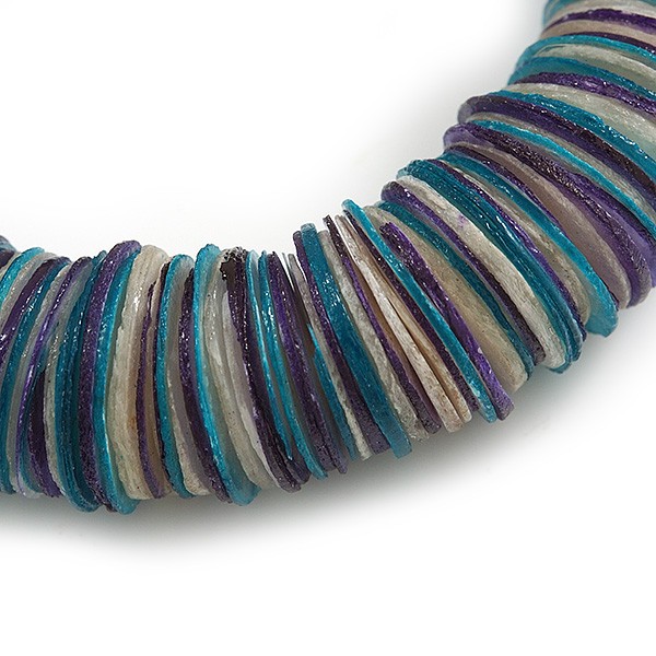 Summery Shell Flex Bracelet in Purple/ White/ Teal/ 16cm L/ Small gallery