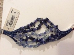 $45 Kenneth Cole New York Semiprecious Multi-Row Bracelet KC 693B