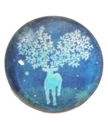 DEER 18mm/20mm GINGER SNAP BUTTON POPPER CHUNK INTERCHANGEABLE JEWELRY #9