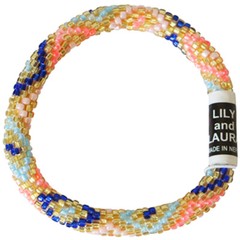 LILY and LAURA “Music Festival Kaleidoscope” Hand Crocheted Beaded Bracelet