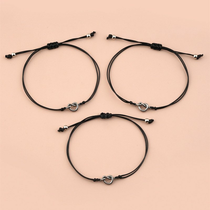 2/3Pcs Stainless Steel Love Heart Bracelet Best Friend Friendship Bangle Jewelry gallery
