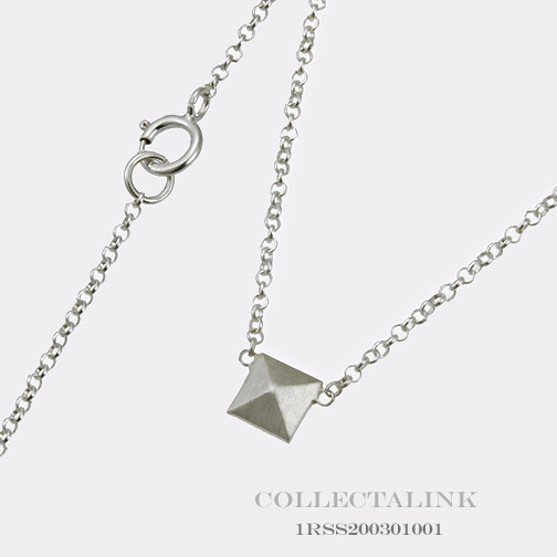 Authentic Dogeared SS You, yes you peak square Necklace 18" 1RSS200301001