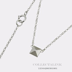 Authentic Dogeared SS You, yes you peak square Necklace 18″ 1RSS200301001