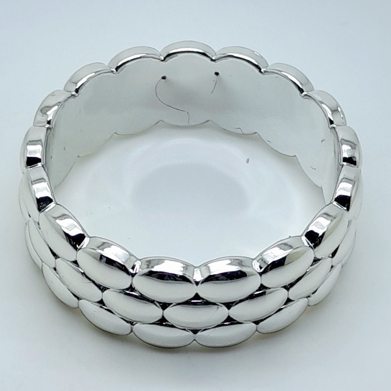 B001 Simple style Light Weight Large wide silver color Bangle fashion Bracelets gallery