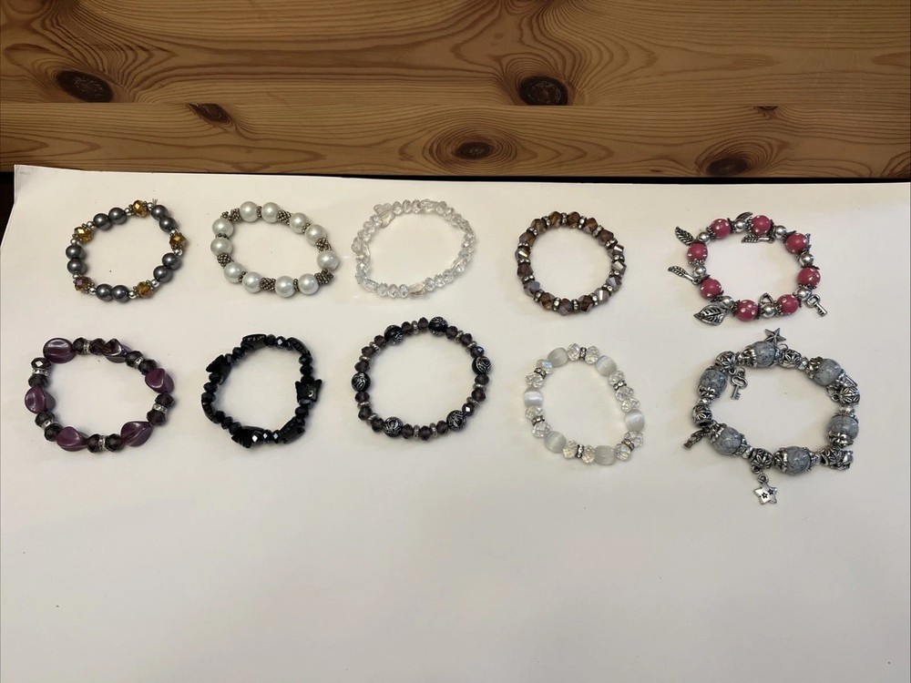 Bracelet Jewelry Mixed Lot Of 10 Great For Every Occasion