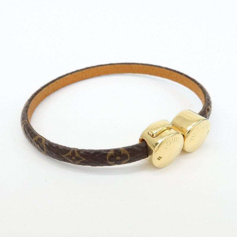Louis Vuitton Monogram Historic Mini Bracelet Size 17 M6407F Authentic Used F/S gallery