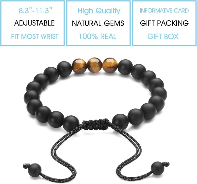 Handmade Natural Crystal Gift Bracelet for Sons - Perfect for Special Occasions gallery