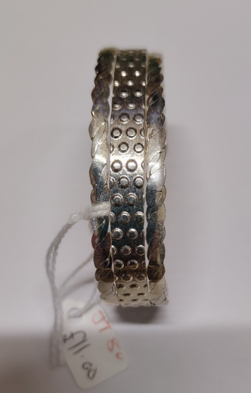 Silver Plated Bangle Bracelet Cuff Just Trade Fair Trade Ethical Jewellery Gift gallery