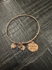Popular Alex and Ani Pumpkin Spice Copper Colored Expandable Bangle Bracelet