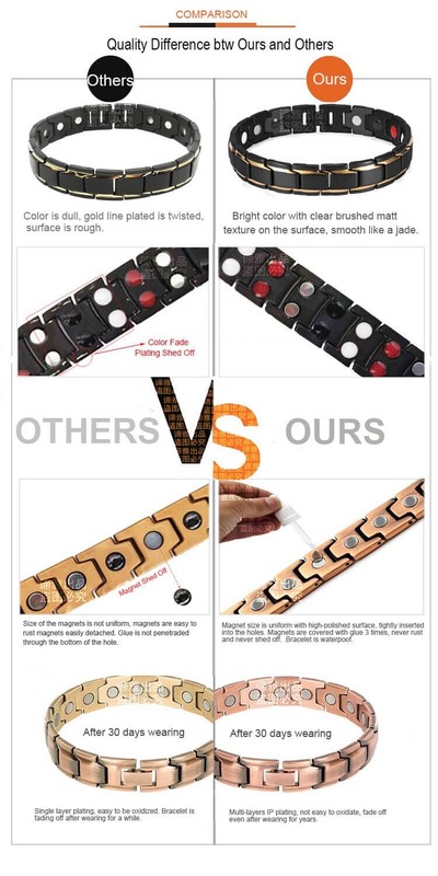 New Magnetic Bracelet Men Balance Energy Stress Anxiety Arthritis Pain Relief gallery