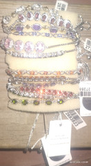 Swarovski Crystal, Sterling Silver Bolo Bracelets Lot
